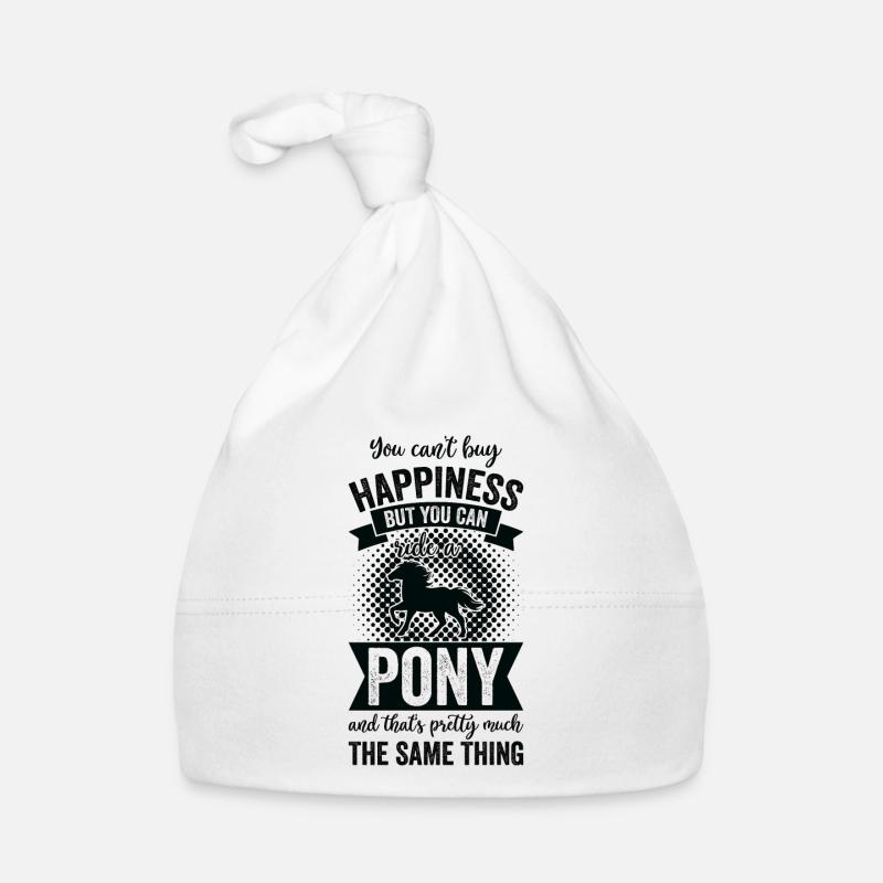 Riding - Pony Horse Organic Baby Cap