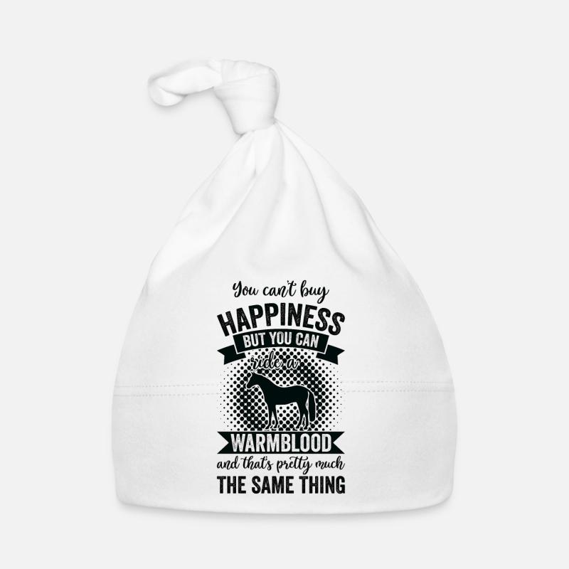 Reiten - Warmblut Pferd Baby Bio-Mütze