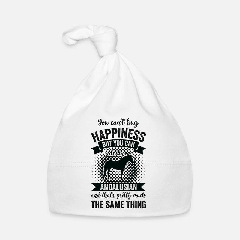 Équitation - Cheval andalou Bonnet bio Bébé
