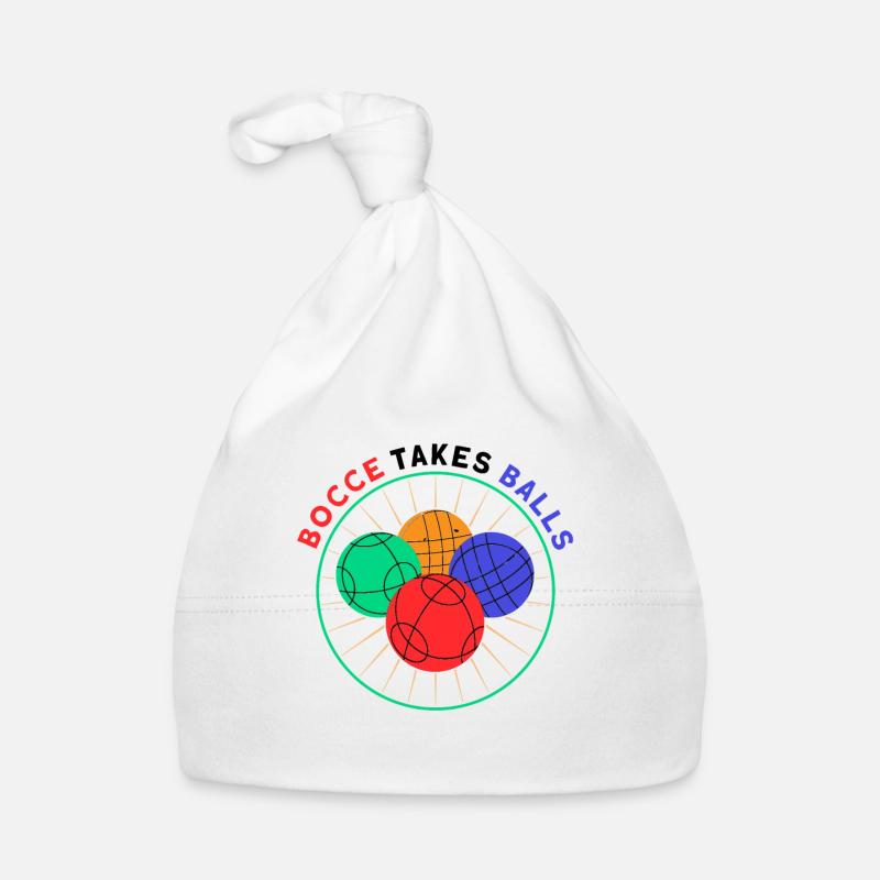 Boulespiel Bocce Benötigt Eier Geschenk Baby Bio-Mütze