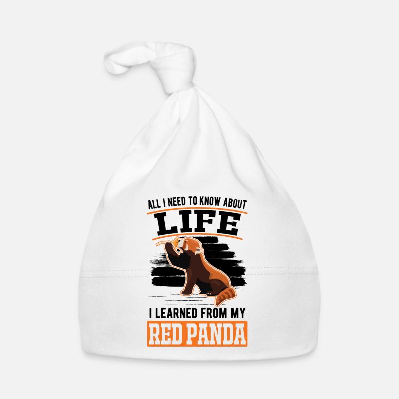 Roter Panda Geschenk Katzenbär Red Panda Baby Bio-Mütze