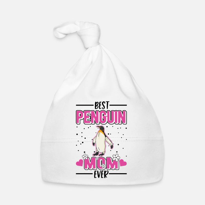 Best Penguin Mom Ever Pinguin Mama Baby Bio-Mütze