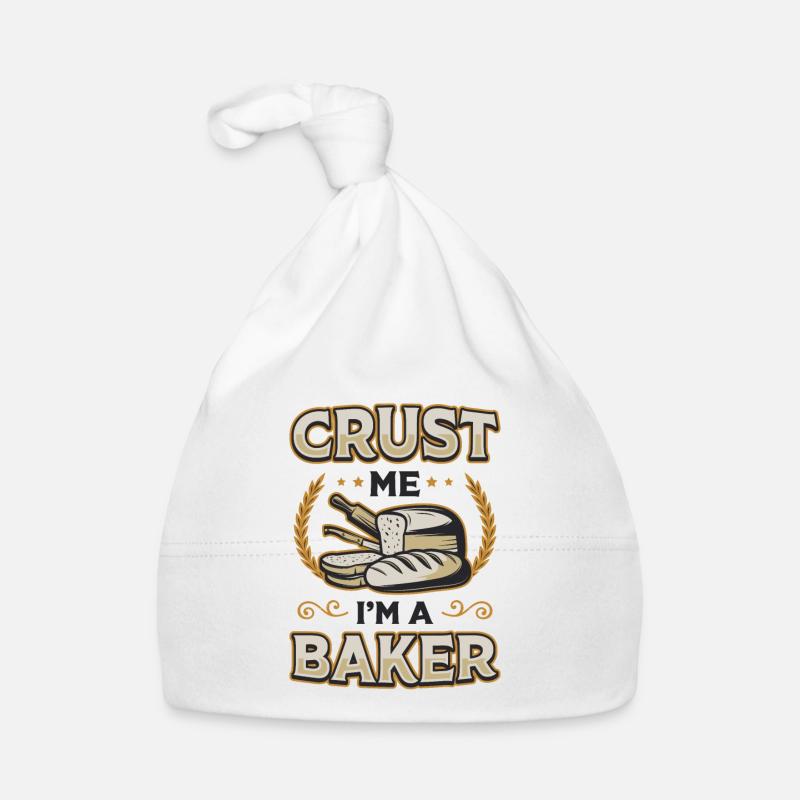 Crust Me I'm A Baker Bread Baking Organic Baby Cap