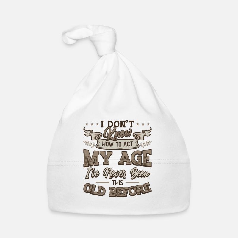 Je ne sais pas comment me comporter. Bonnet bio Bébé