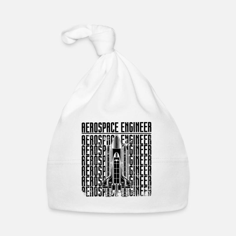 Aerospace Engineer Rocket Ship Science Space Baby Bio-Mütze