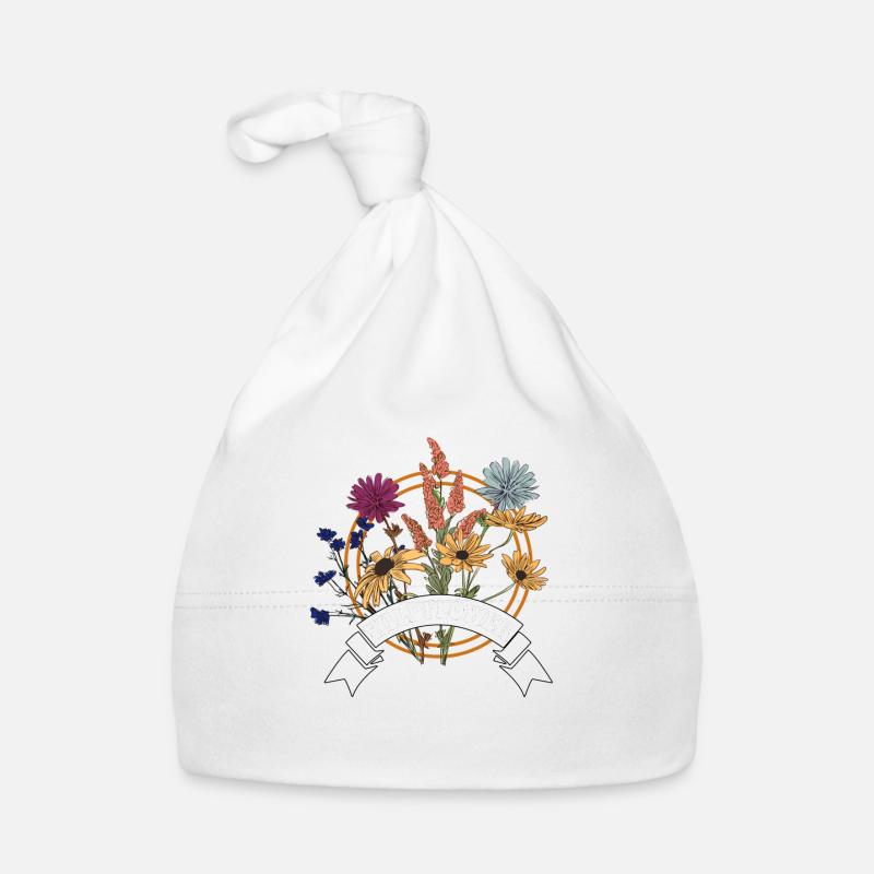 Belles fleurs sauvages Fleurs sauvages Bouquet Fleur Bonnet bio Bébé