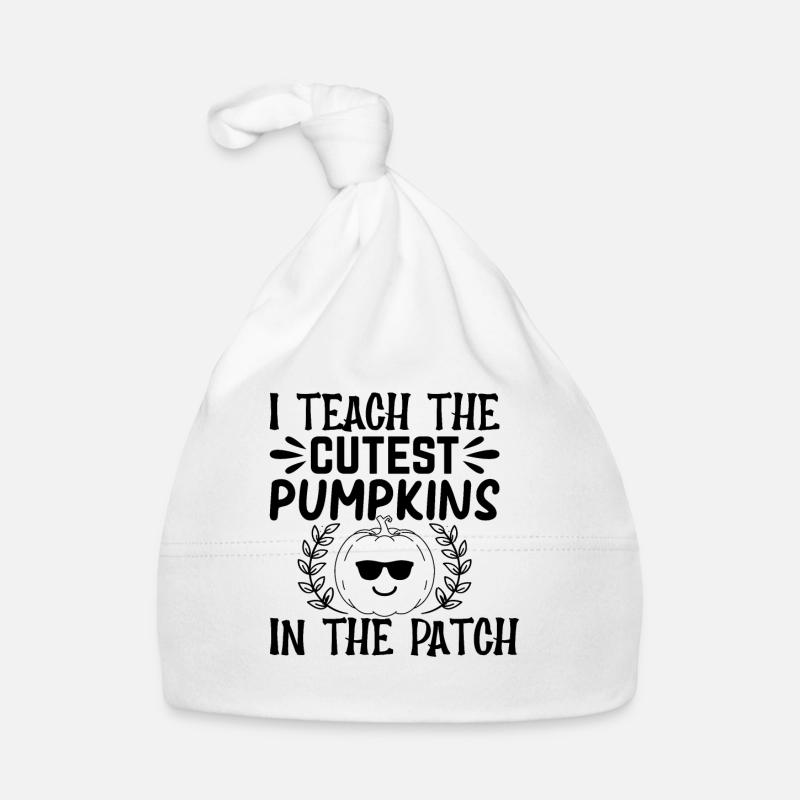 J’enseigne les citrouilles les plus mignonnes du patch Bonnet bio Bébé