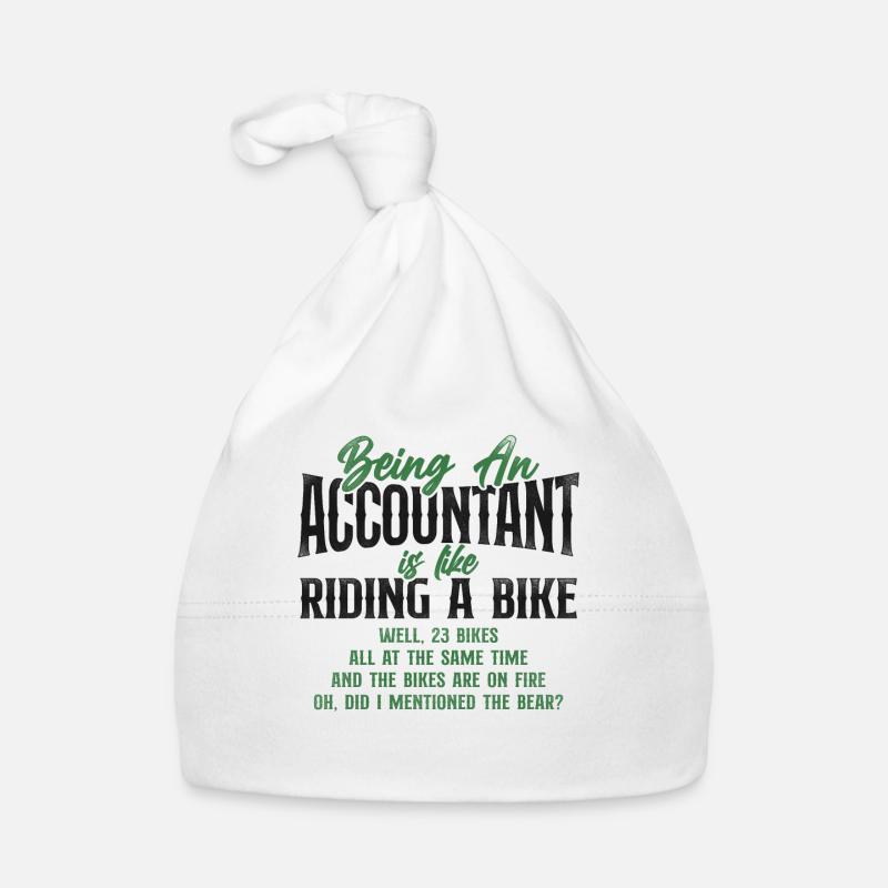 Accountant Bookkeeper Accounting Baby Bio-Mütze