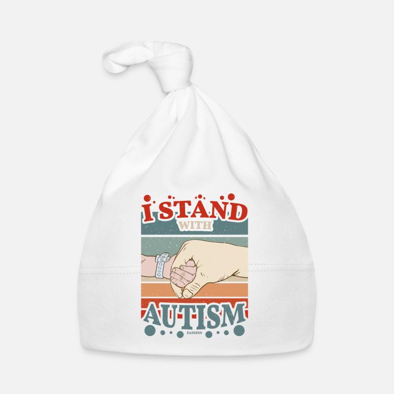 Je soutiens l’autisme Bonnet bio Bébé