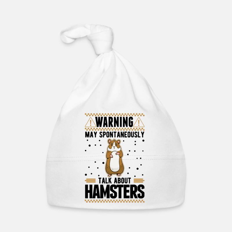 Avertissement Hamster Hamster Roue Hamster Doré Bonnet bio Bébé