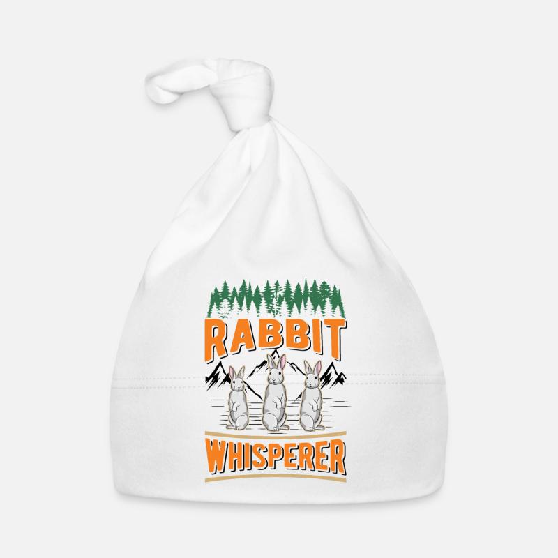 Lapin Chuchoteur Lapin Chuchoteur - Bonnet bio Bébé - blanc
