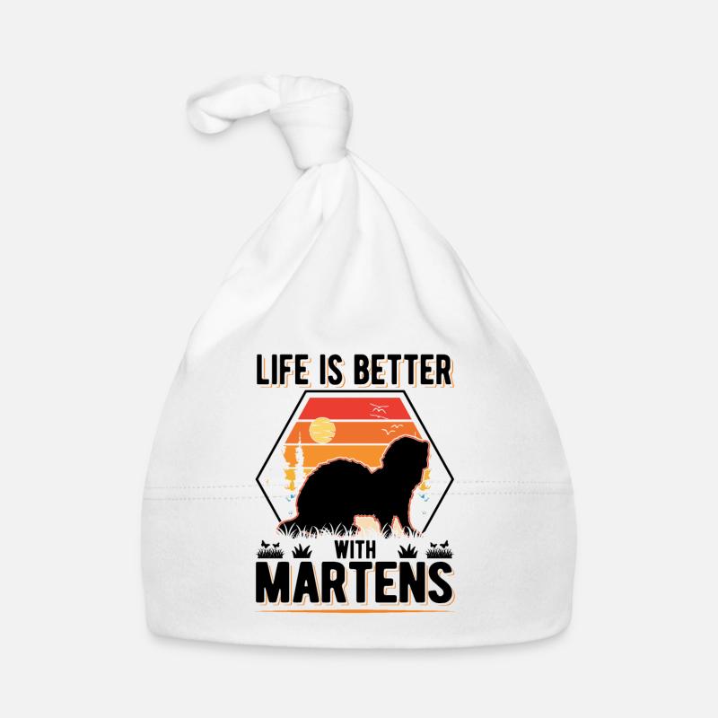 La vie est meilleure avec Martens Marder Tree Marten Bonnet bio Bébé