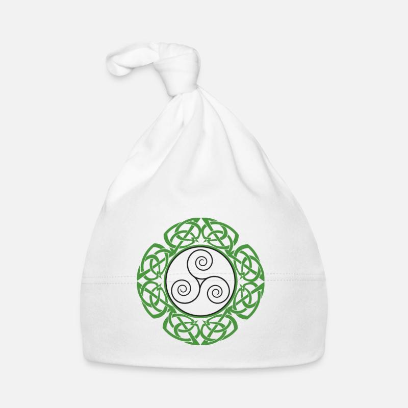 Irlande celtique Viking Celtic Knot Pattern Tree Bonnet bio Bébé