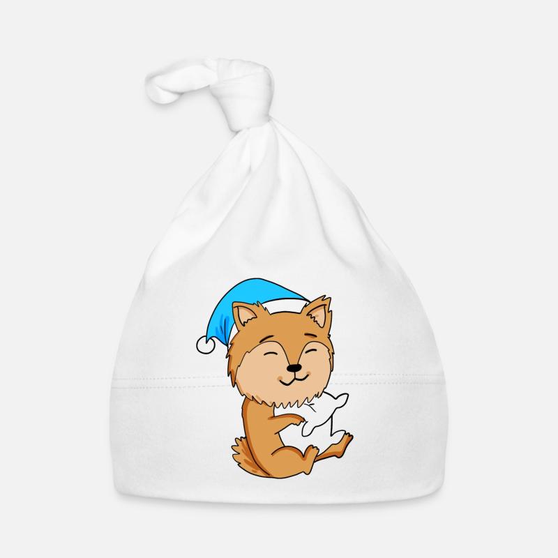 Hund Hunderasse Zwergspitz Baby Bio-Mütze