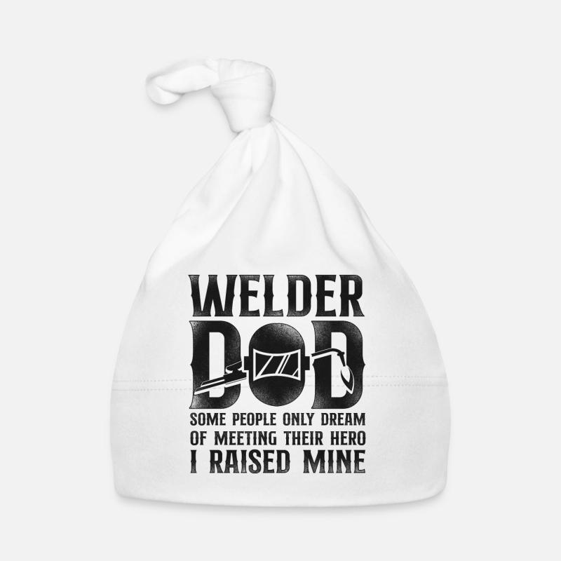 Welder Welding Father Vintage Baby Bio-Mütze