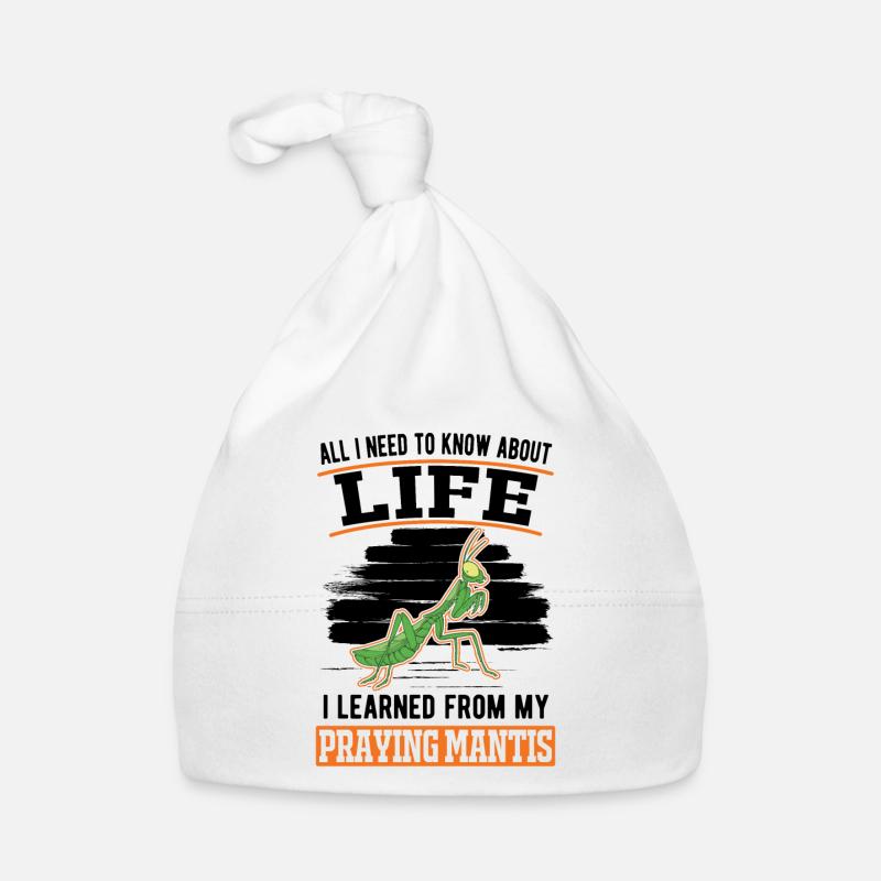 Praying mantis mantis mantis mantis Organic Baby Cap