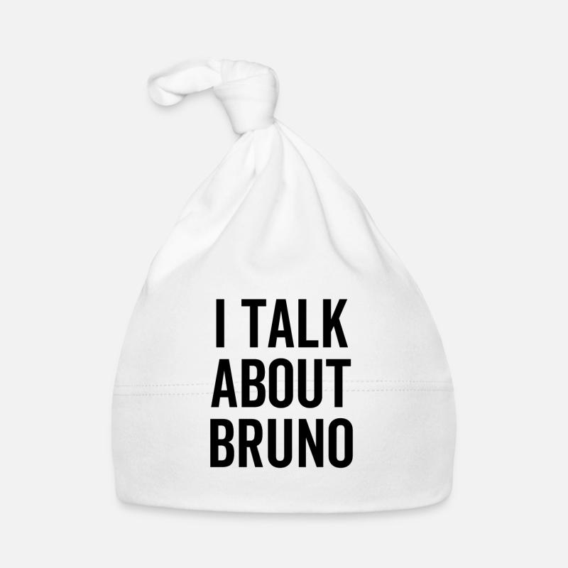 I Talk About Bruno Organic Baby Cap