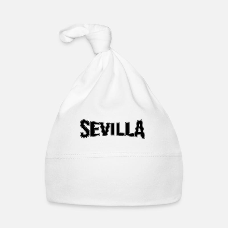 Séville - Bonnet bio Bébé - blanc