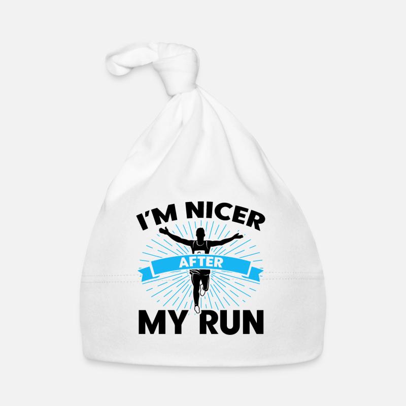 Running Runner Jogger Gift Organic Baby Cap