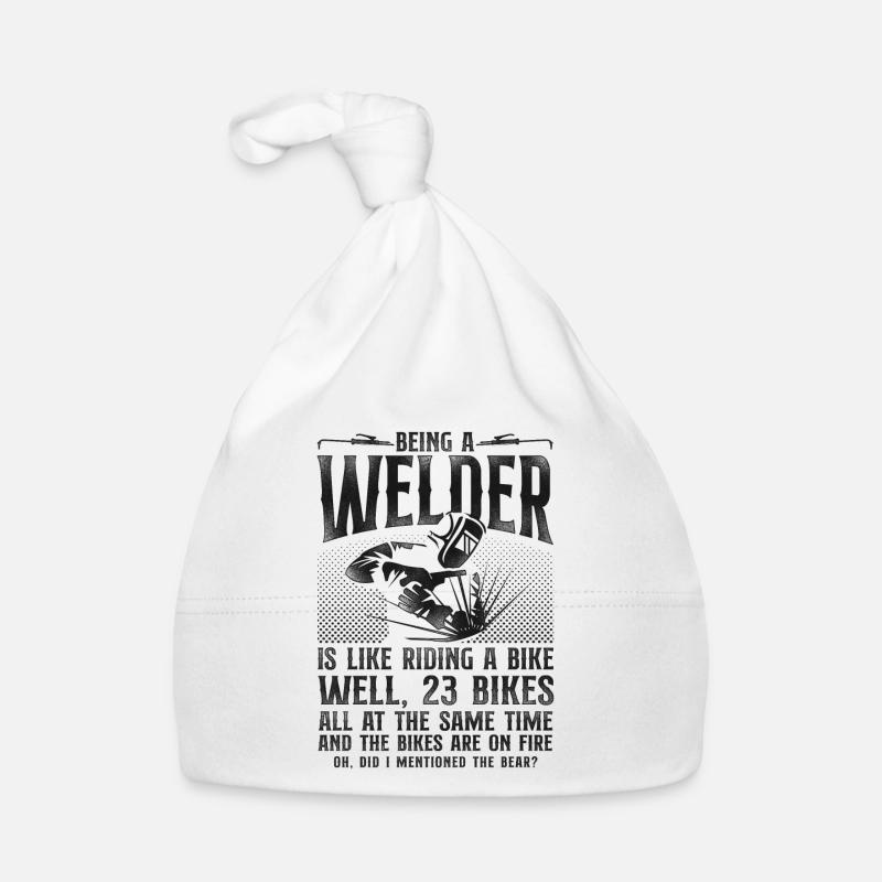 Welder Welding Vintage Being A Baby Bio-Mütze