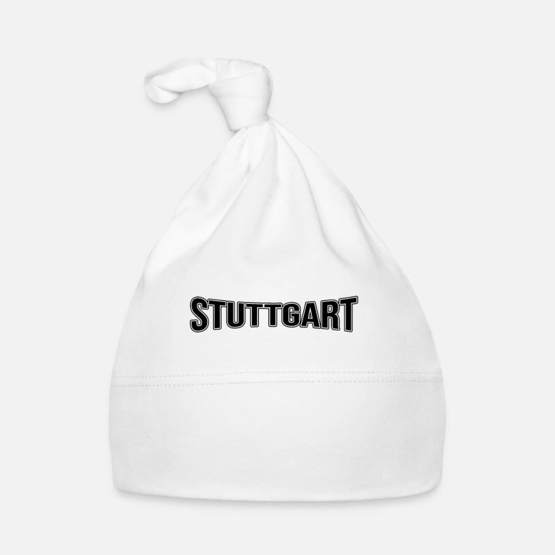 Stuttgart - Baby Bio-Mütze - Weiß