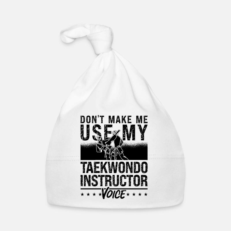 Ne me faites pas utiliser le sport de combat de combat de taekwondo Bonnet bio Bébé