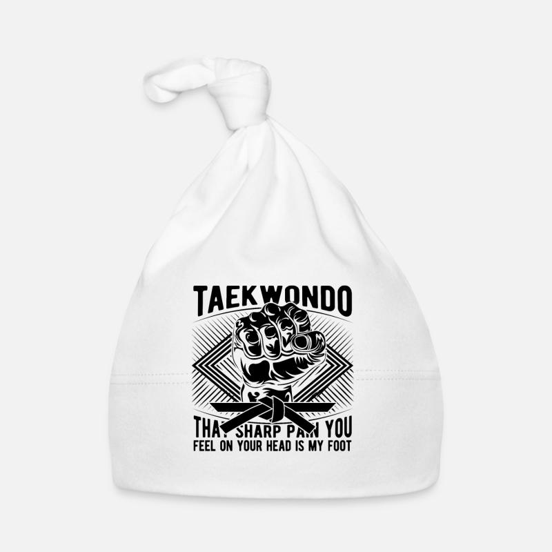 Ce karaté de combat de taekwondo à douleur aiguë Bonnet bio Bébé
