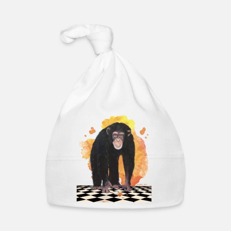 Chimpanzee Organic Baby Cap