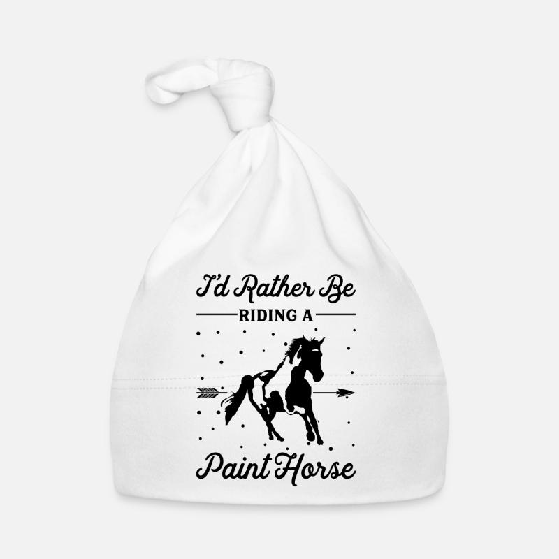 Riding a lacquer horse Organic Baby Cap