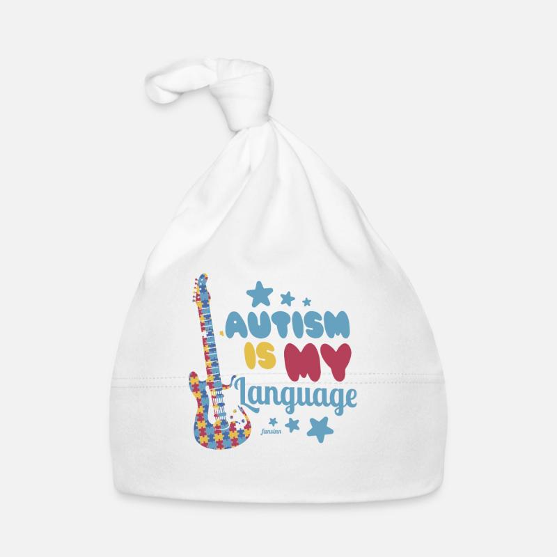 L’autisme est mon langage Asperger autistique Bonnet bio Bébé
