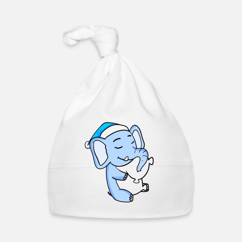 Bébé éléphant Bonnet bio Bébé