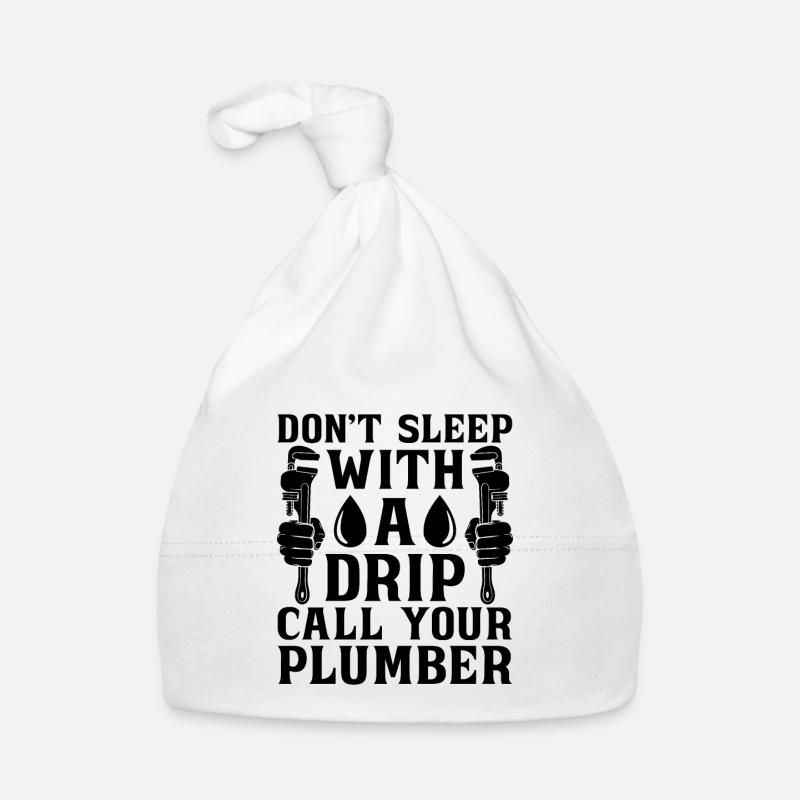 Don't Sleep Plumber Tool Plumbing Pipe Plumbers Organic Baby Cap