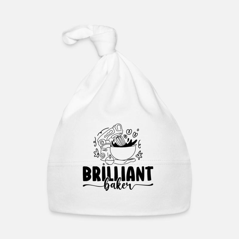 Baker Brilliant Bakery Cupcake Baking Chef Cake Organic Baby Cap