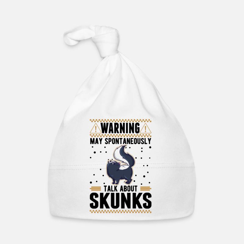 Skunk Owner Skunk Warning Organic Baby Cap