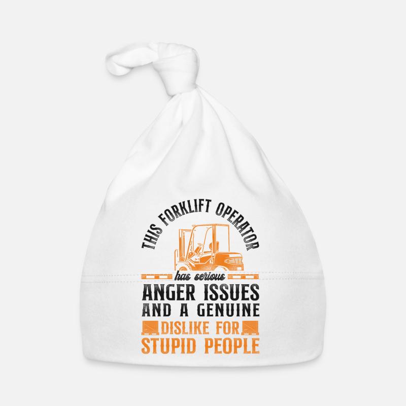 Certified Forklift Truck Operator Baby Bio-Mütze