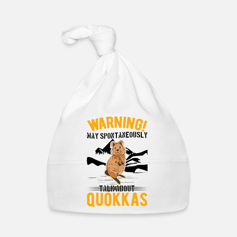 May spontaneously talk about Quokkas Organic Baby Cap