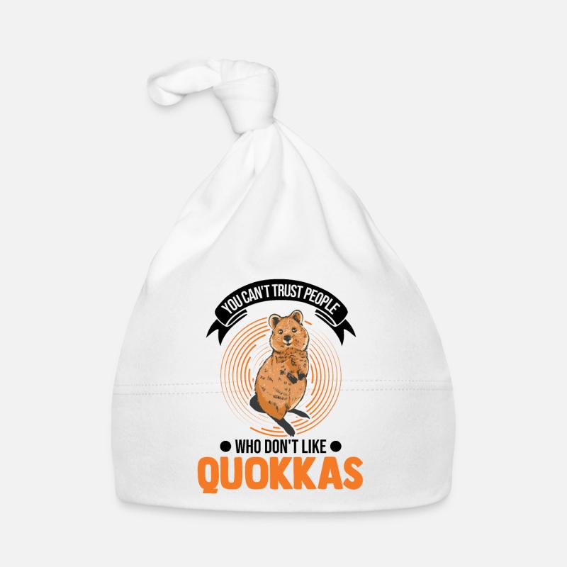 Quokka Cadeau Kangourou à queue courte Bonnet bio Bébé