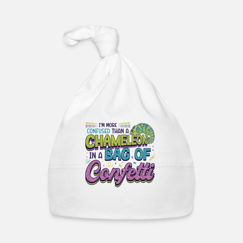 Verwirrter Als Ein Chamäleon Baby Bio-Mütze