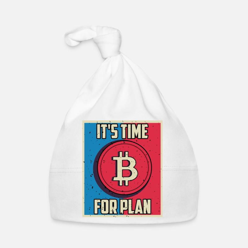 It's time for plan B - Bonnet bio Bébé - blanc