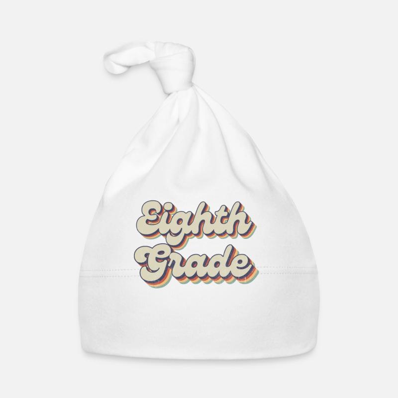 Boho Rainbow - Eighth Grade Teacher Organic Baby Cap