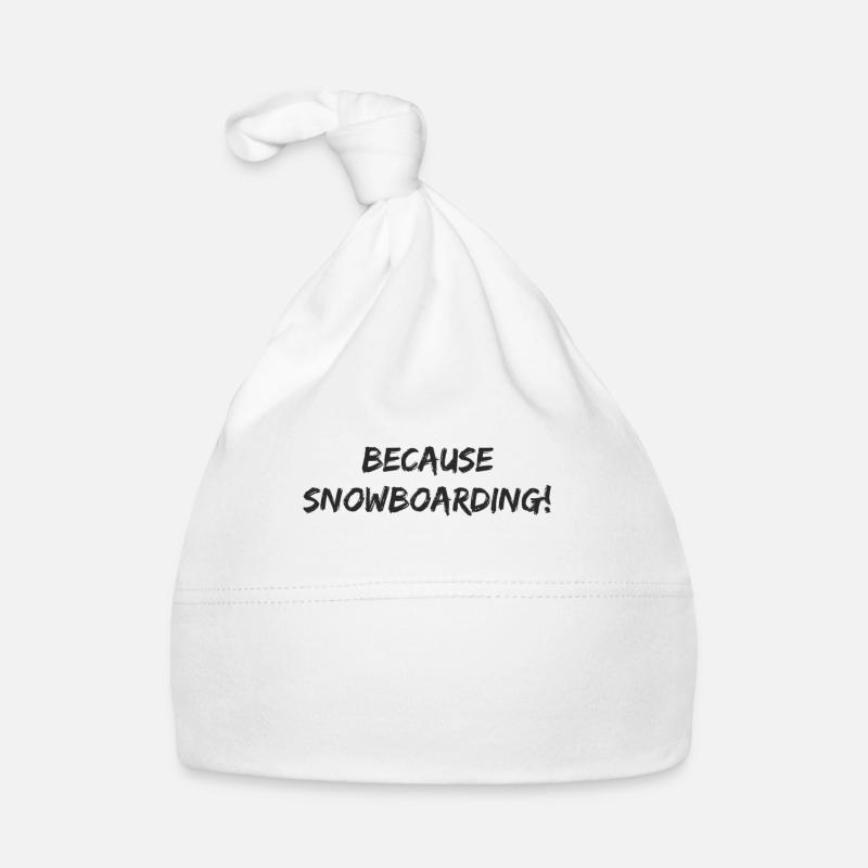 Snowboard - parce que Snowboard Bonnet bio Bébé