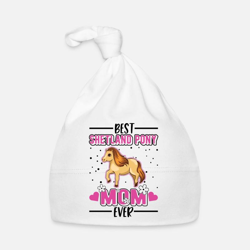 Best Shetland Pony Mom Ever Shetty Mama Baby Bio-Mütze