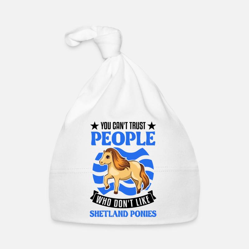 Shetland Pony Geschenk Shetty Baby Bio-Mütze