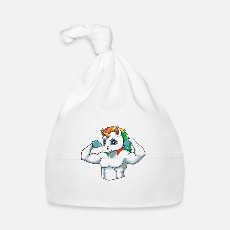 Starkes Einhorn Großer Bruder - Ich bin ein Großer Baby Bio-Mütze