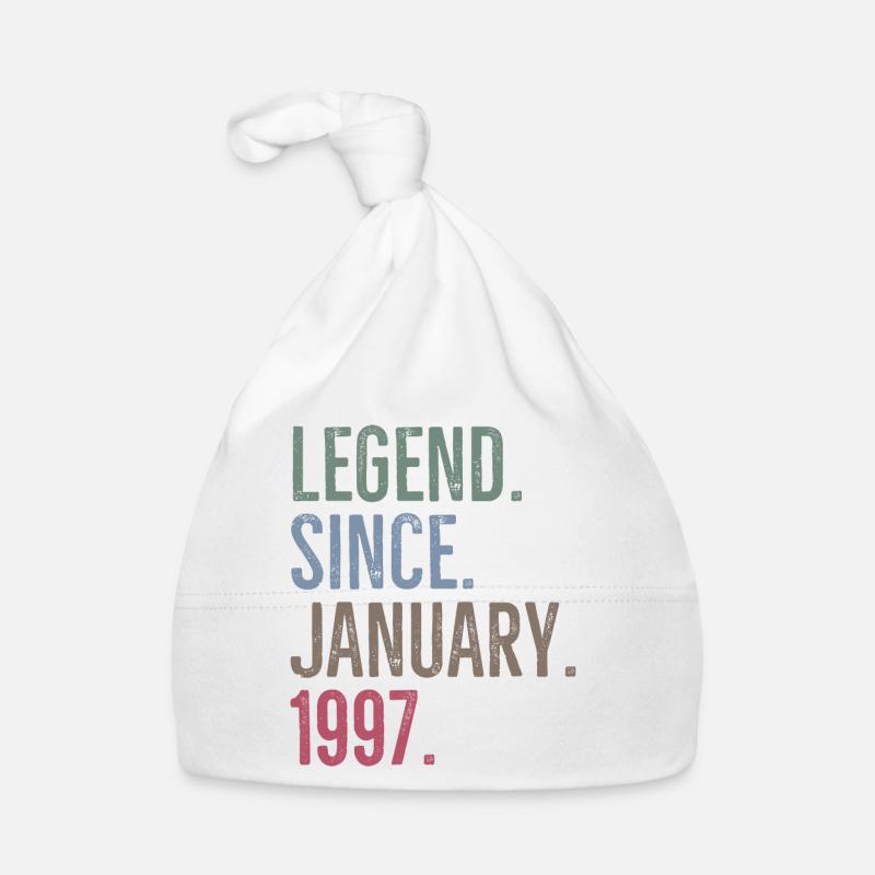 Legend Since January 1997 Organic Baby Cap