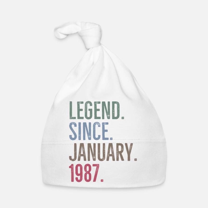 Légende depuis janvier 1987 Bonnet bio Bébé