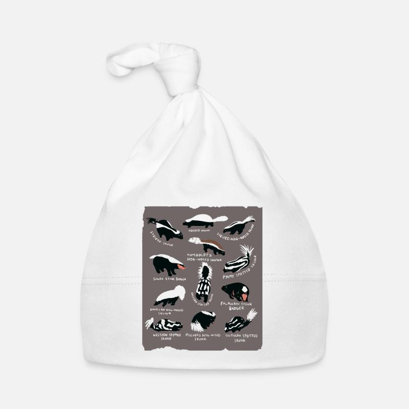 Espèces de mouffettes Bonnet bio Bébé