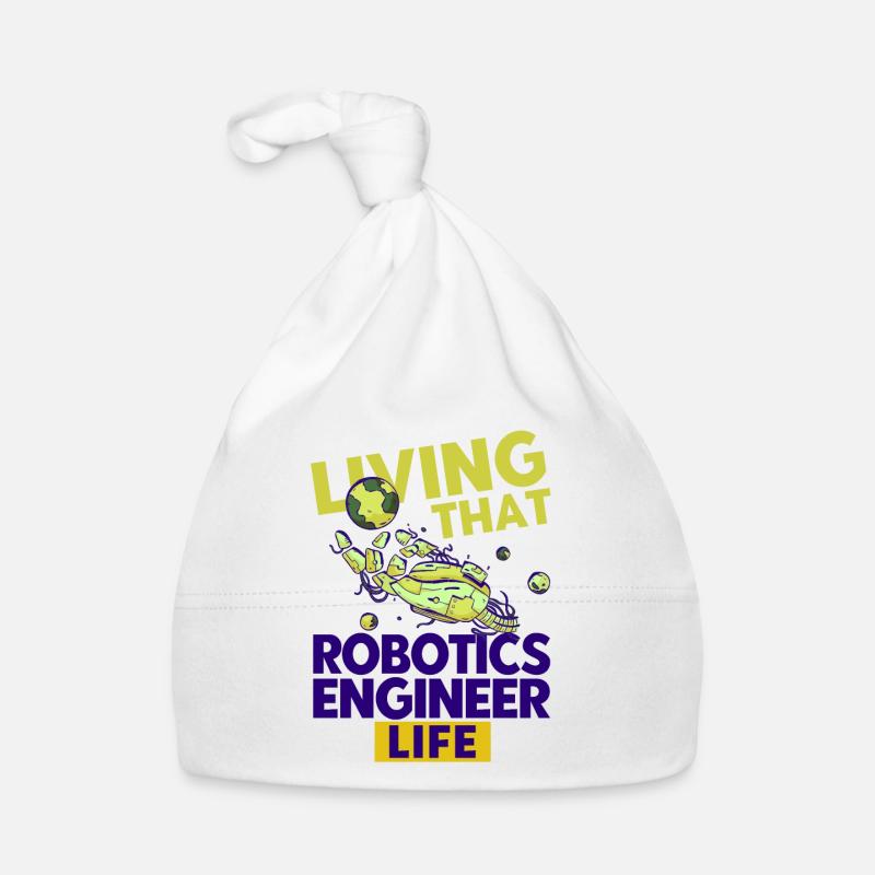 Ingenieur Lehrer Robotik Roboter Geschenk Baby Bio-Mütze