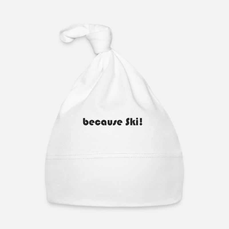Ski - parce que Ski Bonnet bio Bébé