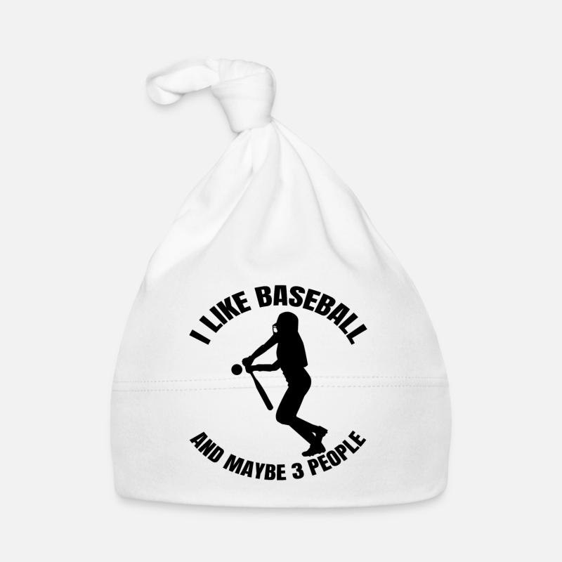 Baseball Baseball Lover Cadeau Jeu de baseball Bonnet bio Bébé